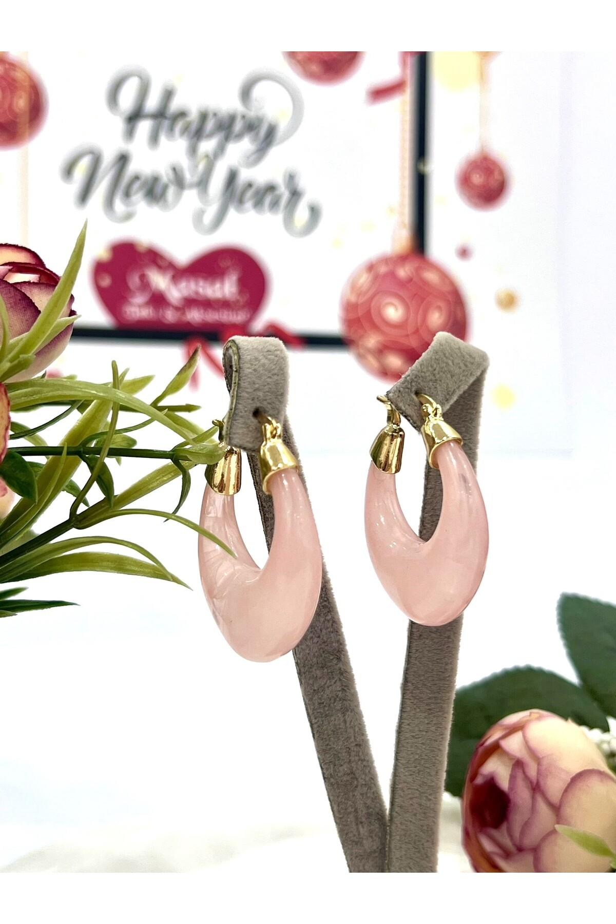 Halka Renkli Küpe (3,5x3cm)