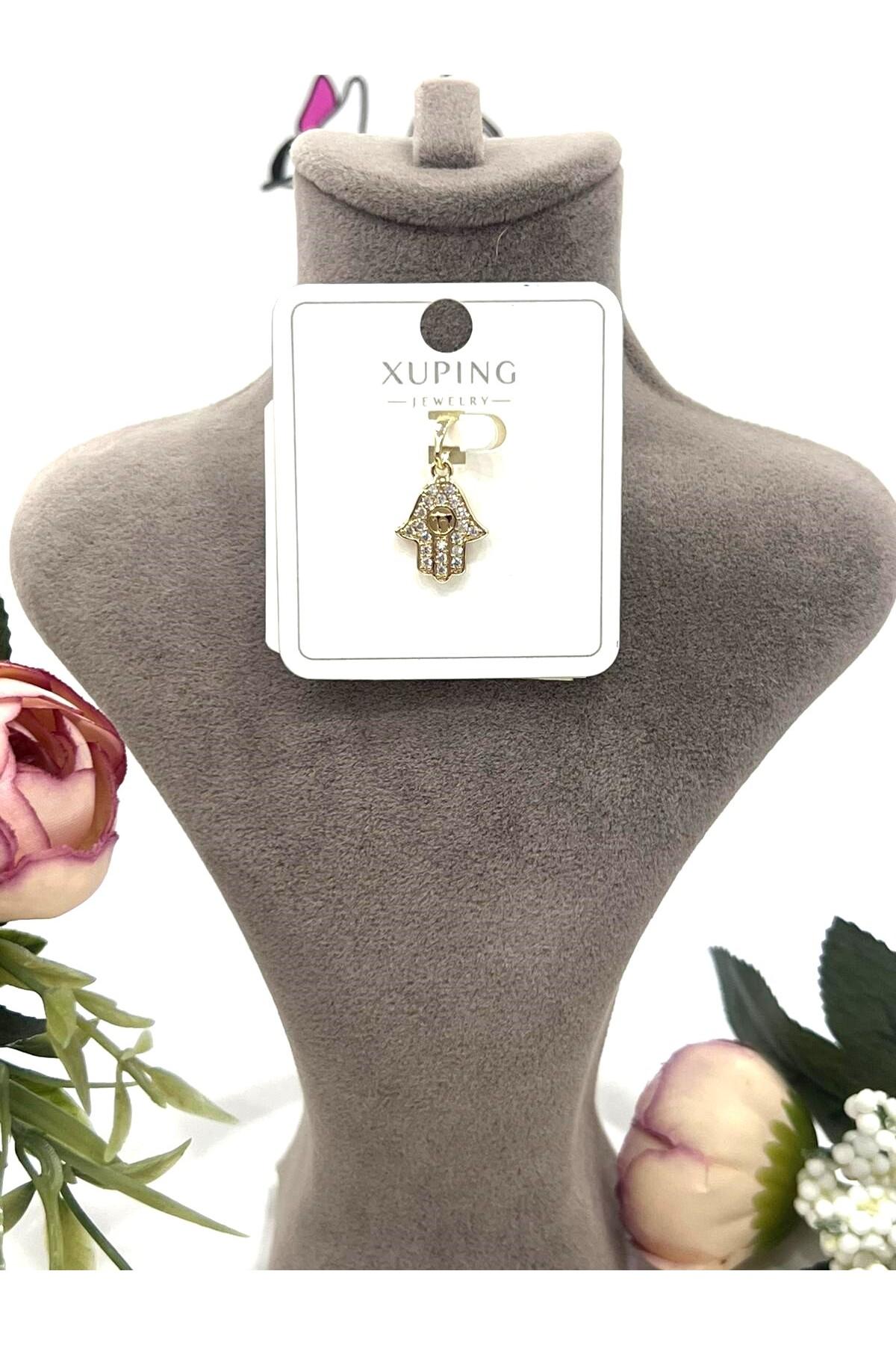 Fatma Ana Eli Kolye Ucu (14k Gold 1,4x1,2cm) - Görsel 3